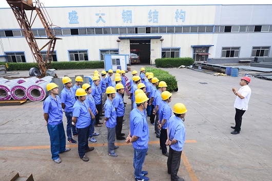 盛大鋼結(jié)構加強對太原鋼結(jié)構工程高質(zhì)量安全施工